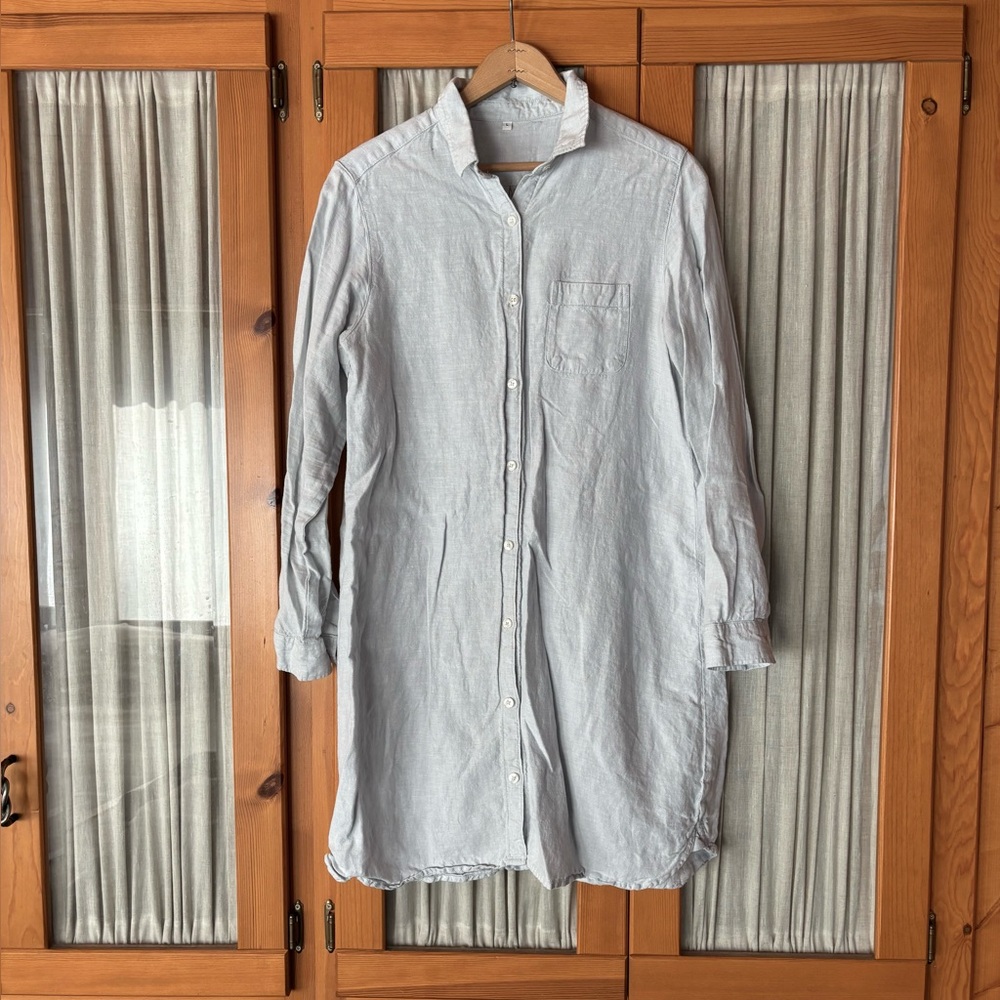 Muji Linen Shirtdress